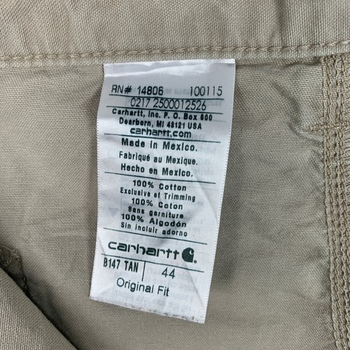 Carhartt Beige Original Fit Carpenter Pocket Cotton Shorts Size Men's Size 44 - Bild 5 von 10