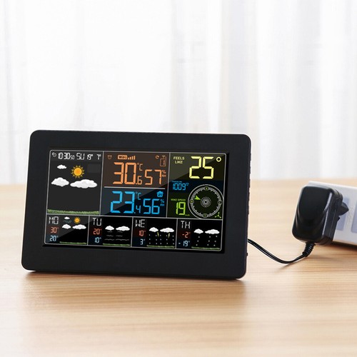 Profi WLAN-Funk-Wetterstation mit Außensensor, Farbdisplay, Uhr & Gratis-App Thv - Bild 16 von 19