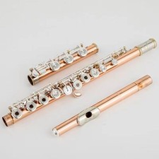 High Quality Professional Phosphor Copper Flute 17Open Hole B-tail French Button
