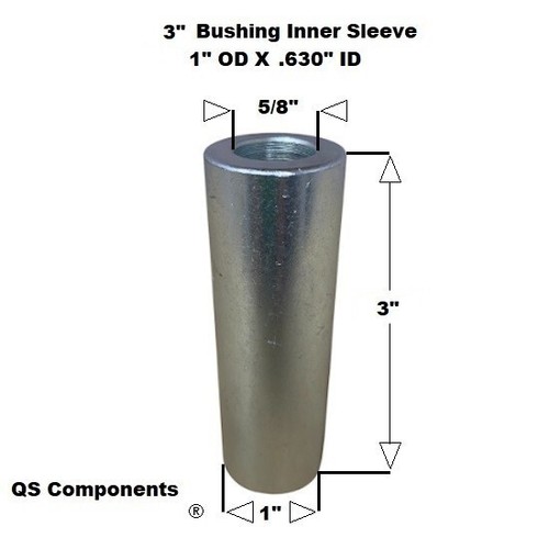 3" Width 5/8" Hole Polyurethane Bushing Kit With Hardware - Picture 3 of 6