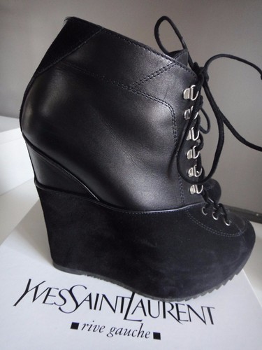 Boots 36 Saint Noires Pointure 5 Cuir Et Laurent Daim 7YfvgI6by