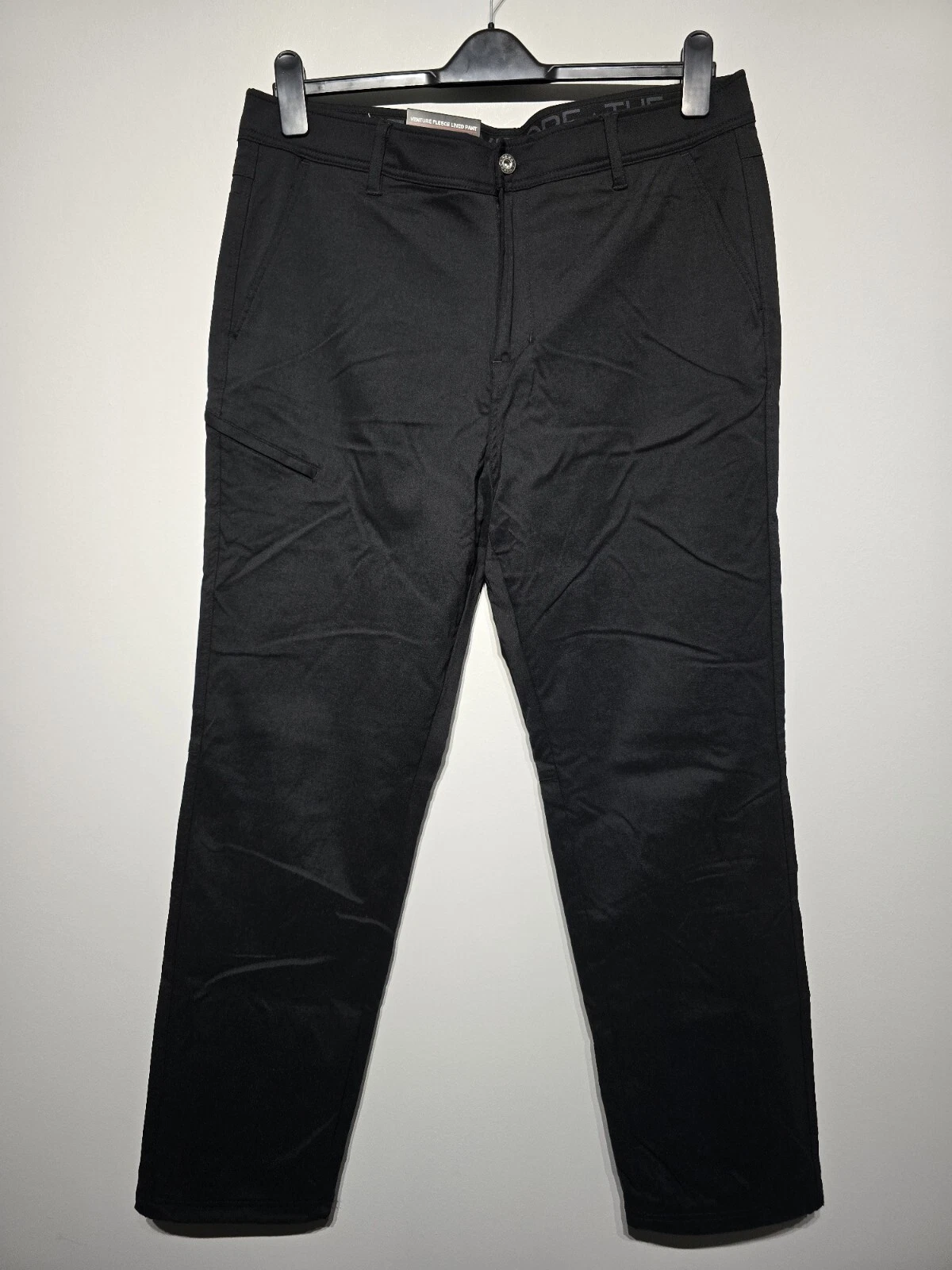Gerry Trousers Mens 38W Black Venture Fleece Lined Stretch Work Trousers