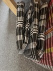 Middle Size woven polypropylene Ghana must go bag. BLACK