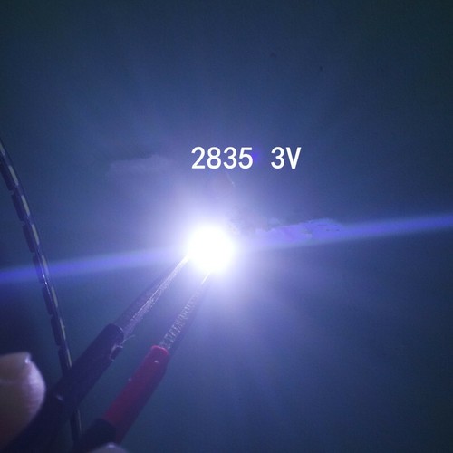 100PCS 1210 3528 2835 3V Cool White for LED TV Backlight Strip Bar,Repair TV - Picture 3 of 4
