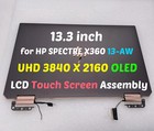 13.3" for HP Spectre 13-AW2003DX UHD 3840X2160 OLED LCD Touch Screen Assembly