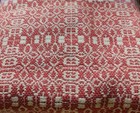 New Primitive Wentworth CREAM RED LOVER'S KNOT KING COVERLET Bedspread Cover