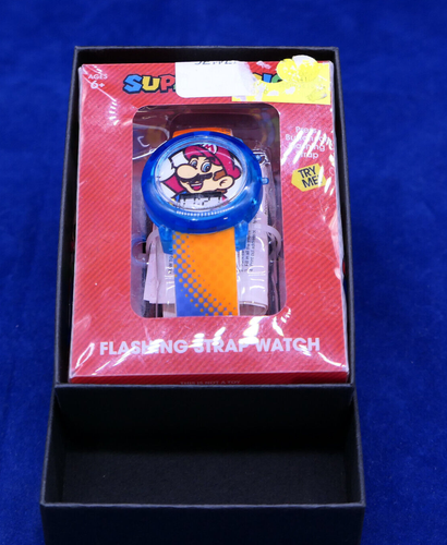 Super Mario Watch Kids Boys Digital Wristwatch Flashing Lights Nintendo read - Picture 6 of 6