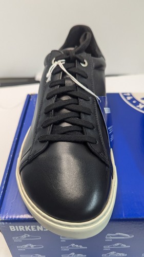 Birkenstock BEND LOW II Natural Leather Sneaker, Black - NIB EU 42 - US L11/M9 - Bild 1 von 16