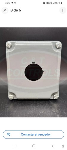 Square D 9001KY1 30MM Push Button One Hole Enclosure Nema 4 & 13 New In Box USA - Picture 6 of 6