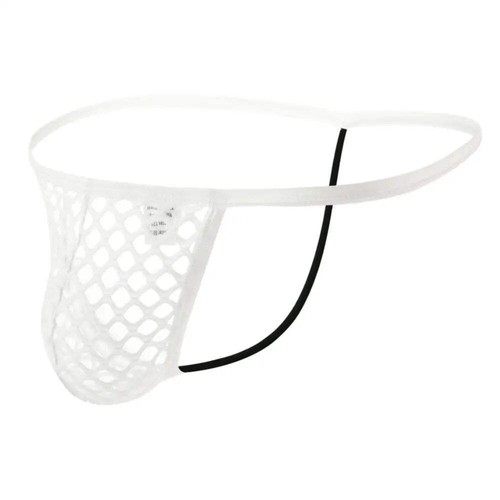 Sexy Underwear Men Thongs Big Mesh Transparent See Through Underpants G string M - Bild 4 von 22