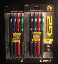 PILOT G2 Premium Rolling Ball Gel Pens - Fine Point - Assorted Colors - 4pk 2 