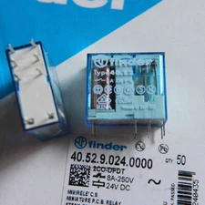 1pc FINDER TYPE 40.52 24VDC 40.52.9.024.0000 Power Relay 8Pin 8A 250V
