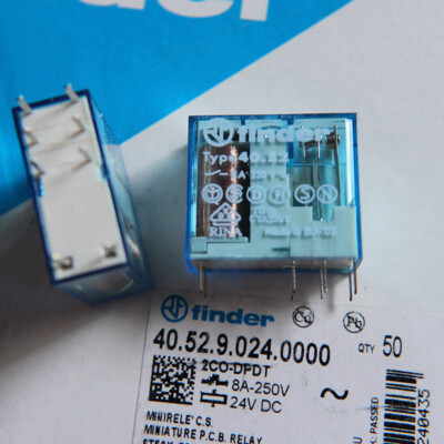 Finder relais 12 V DC Type 40.52.9.012.0001 2x changeur Finder relais 12 V DC Type 40.52.9.012.0001 2x changeur