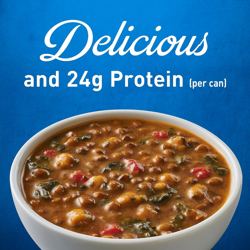 Progresso Mediterranean-Style Lentil Protein Soup, Vegetarian, 19 Oz. (Pack of 1 - Picture 3 of 12
