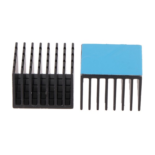 5Pcs Heatsink Radiator Cooler 22*22*15mm W/Thermal Tape For Electronic Chip IC_Y - Afbeelding 10 van 14