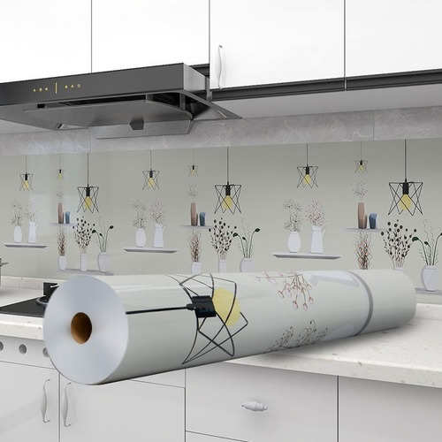 Wallpapers Aluminum Coating Waterproof Room Vinyl Self Adhesive Paper Home Decor - Bild 17 von 47