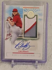 2024 Panini Boys Of Summer Rhett Lowder Reds 3-Color Patch AUTO 4/25