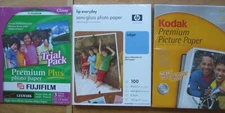 PHOTO PAPER InkJet  qty 153    8.5x11" sheets (**NEW/sealed)