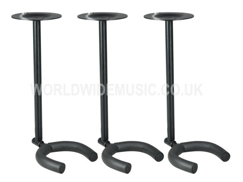 Drei Gitarrenaufhänger/Halterungen für Decken- oder Wandbefestigung - Bild 1 von 3