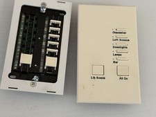 2 Lot Pair Lutron Homeworks HWI-KP5 5 Button Keypads Used