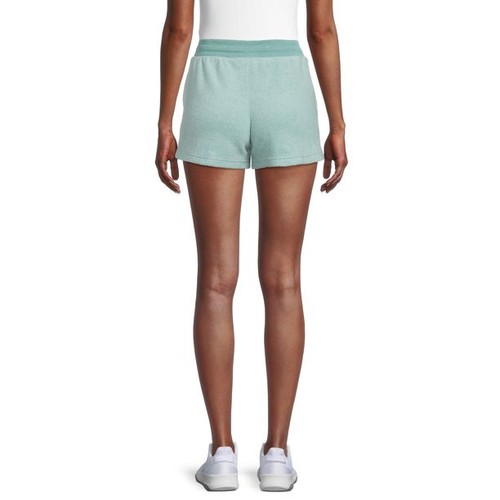 Avia Women’s Reverse Fleece Shorts Aqua Size L(12-14) - Picture 4 of 4
