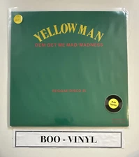 Yellowman~ Dem Get Me Mad/ Madness 12" vinyl Record Reggae EX / EX Condition