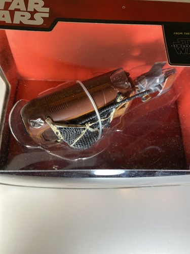 NEW DISNEY STORE STAR WARS FORCE AWAKENS REY's SPEEDER DIE CAST VEHICLE NIB GIFT - Picture 8 of 8