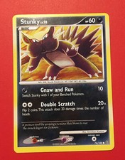 Stunky 76/100 Stormfront Common Pokemon Card NM NEW