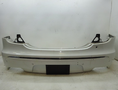 2010-2015 Jaguar XJ XJL Rear Bumper Cover w/ Park Assist White OEM DE231020