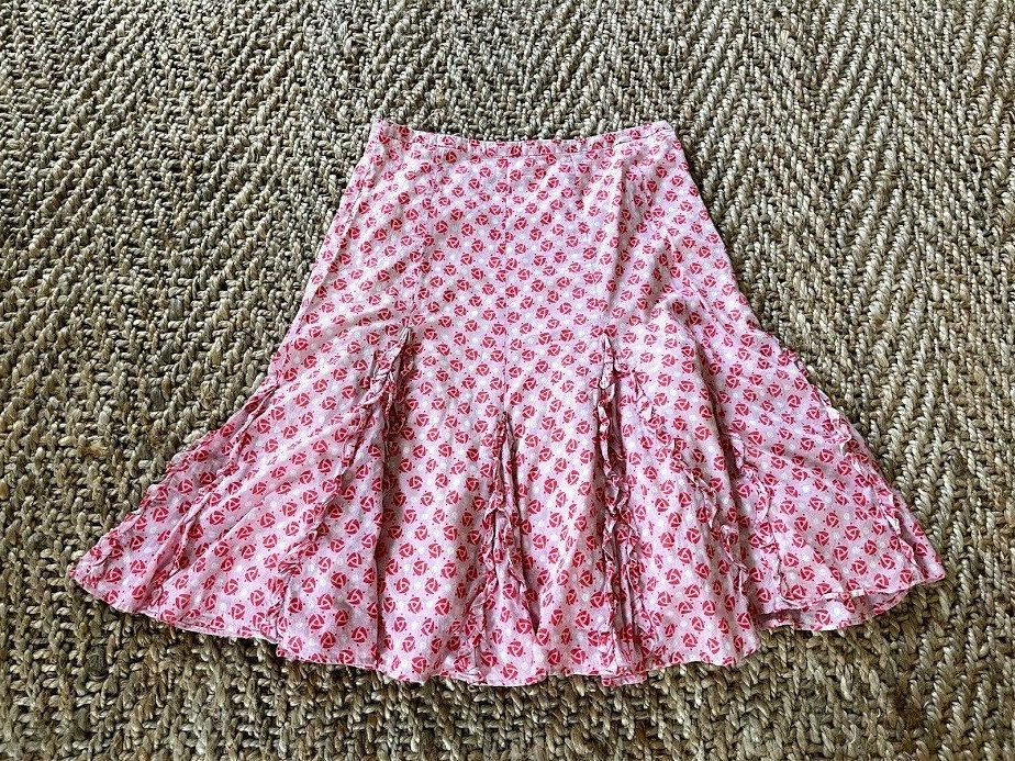 4 Anthropologie Rose "Apple Valley Skirt" Very Ra… - image 3