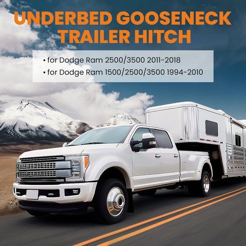 STEEL WELD-ON TRAILER FLATBED GOOSENECK KIT FOR CHEVROLET FORD F-250 F-350 Truck - Picture 4 of 12