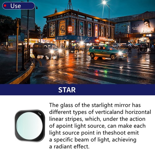 1 PC Camera Lens Filters UV CPL ND8/16/32/64 STAR Night For Insta360 Ace Pro - Picture 17 of 29