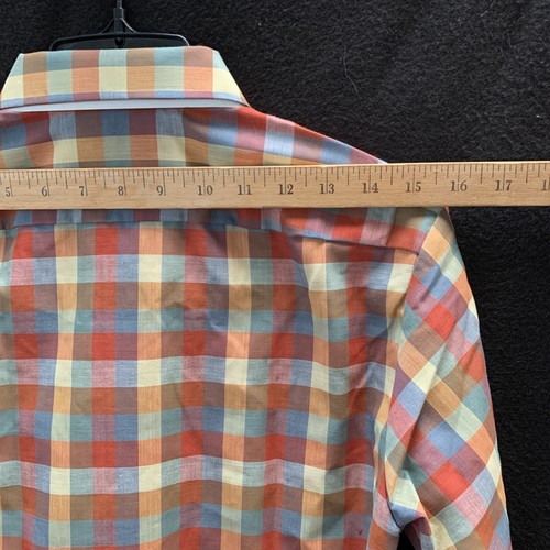 Vtg New 60s NOS Boys Sz 16 Towncraft Plaid Shirt~XS Mens~Womens Small - Picture 6 of 7