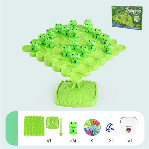 Frog Balance Tree Board Game Set Interactive Preschool Educational Number Toy - Picture 2 of 11