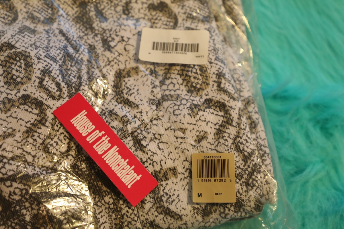2017 Supreme x Levi's Snakeskin Overalls White Size Medium | eBay