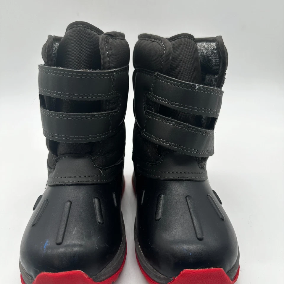 Carter's Skyler Niños Negro Gancho y Lazo Tobillo Invierno Botas de Nieve Talla 12 M Foto 3 de 4