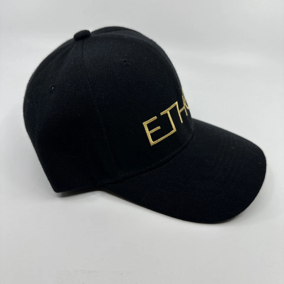ETHOS Black Adjustable Hat Wool Acrylic - Image 3 of 4