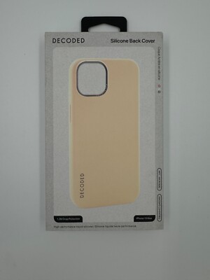 Decoded Silicone Back iPhone 14 Max Schutzhülle neu in OVP / Schwarz & Beige