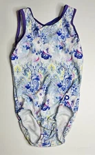 Plum Gymnastics Leotard Leo Purple Strap Adult Small AS Or Adult Extra Small Axs