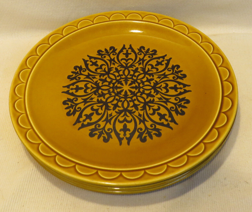 Vintage Set of 3 Homer Laughlin Granada Coventry Castilian Dinner Plates 10” - Picture 2 of 10