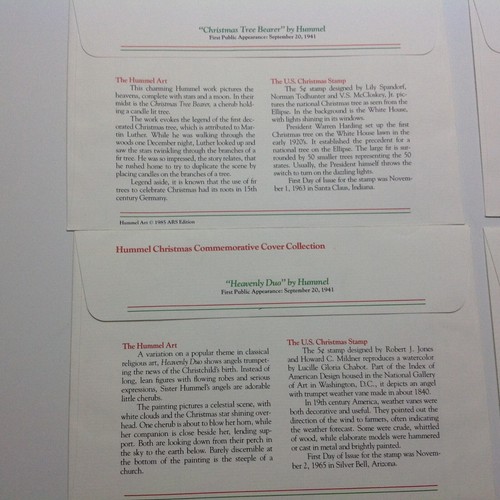 Ersttagsbriefe 1985 Hummel Weihnachtsmarken Lot 8  - Bild 9 von 9