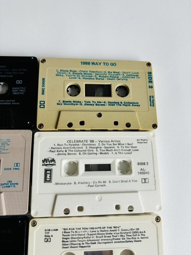 VARIOUS ARTISTS Music Hits Cassette Tape Bulk Bundle Lot Loose Tapes NO CASES 14 - Picture 12 of 17