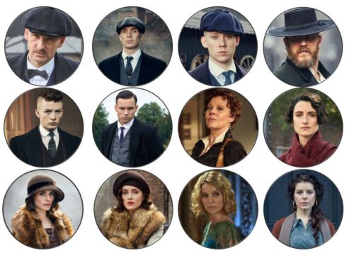 Peaky Blinders Theme Edible Wafer or Icing Cup Cake Disc Topper - Picture 6 of 9