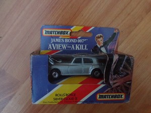 james bond matchbox