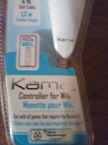 NYKO Wii KAMA Wired Controller White Nunchuck 87075-A50 New/Sealed - Picture 4 of 5