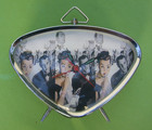 Retro Style Clock Chrome Alarm Table  Vintage  Wind Up Works Collectables