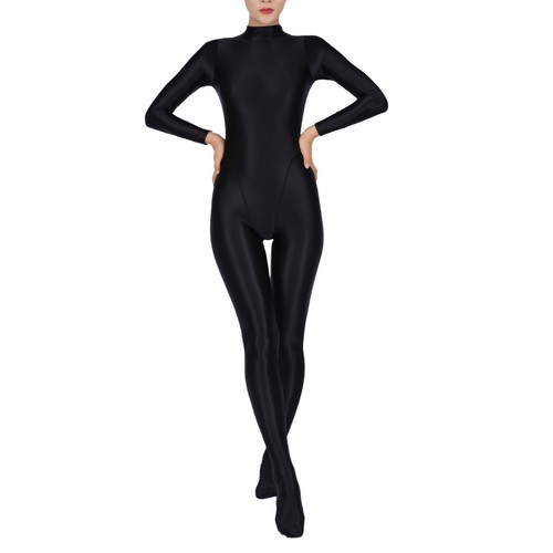 Damen Catsuit Lackleder Body Skinny Stretch Overall Party Clubwear - Bild 128 von 213