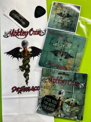 MOTLEY CRUE - DR.FEELGOOD (35TH ANNIV SPLATTER VINYL LP) + GIFT FROM THE BAND - Picture 2 of 2