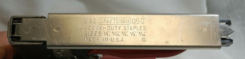 Craftsman #9-6847 Heavy Duty Stapler Gun with Original Tray Vintage S9976 - Picture 11 of 11
