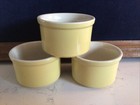 Cuisinart Stoneware Ramekin Custard Cups 5 Oz Yellow Set of 3